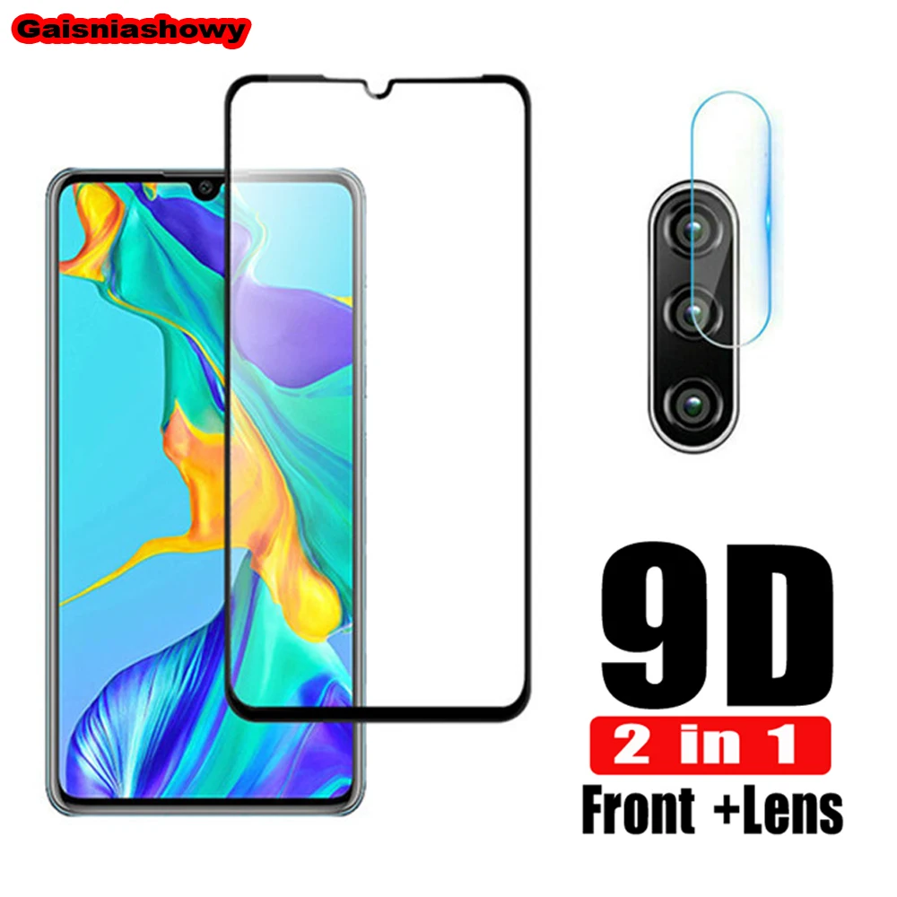 2 в 1 Камера Стекло для samsung Galaxy A50 A70 A60 A40 A10 A20 A30 закаленное Экран протектор Samusng A80 A90