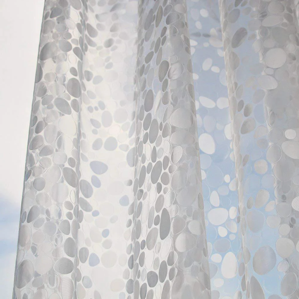 

Moldproof Waterproof 3D Thickened Bathroom Bath Shower Curtain Eco-friendly White Best Price 1.8*1.8m And 1.8*2.0m
