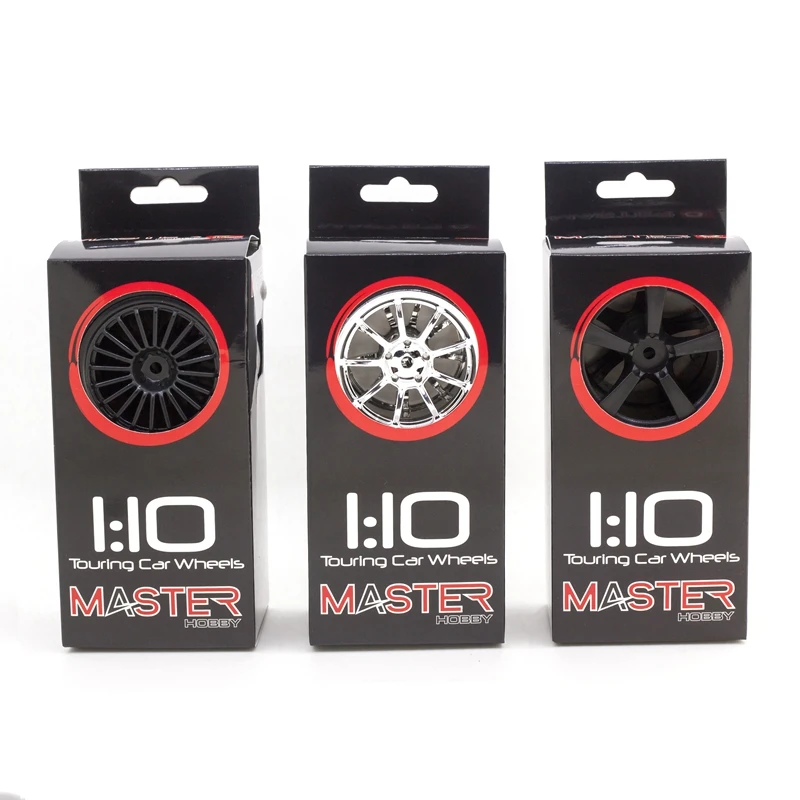 4Pc RC duro patr&oacute;n neum&aacute;ticos de desviaci&oacute;n rueda de neum&aacute;tico para Traxxas HSP Tamiya HPI 1:10 RC en veh&iacute;culo de carretera a la deriva coche neum&aacute;tico duro-4