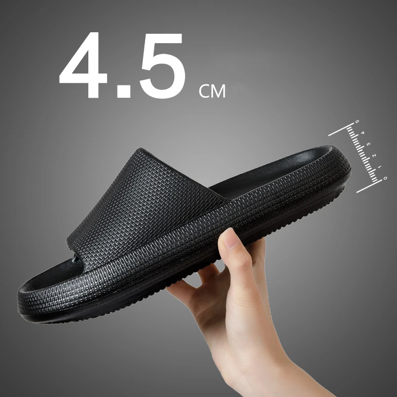 

Men Ladies Indoor Bathroom Anti-slip Shoes Women Thick Platform Slippers Summer Beach Eva Soft Sole Slide Sandals Leisure