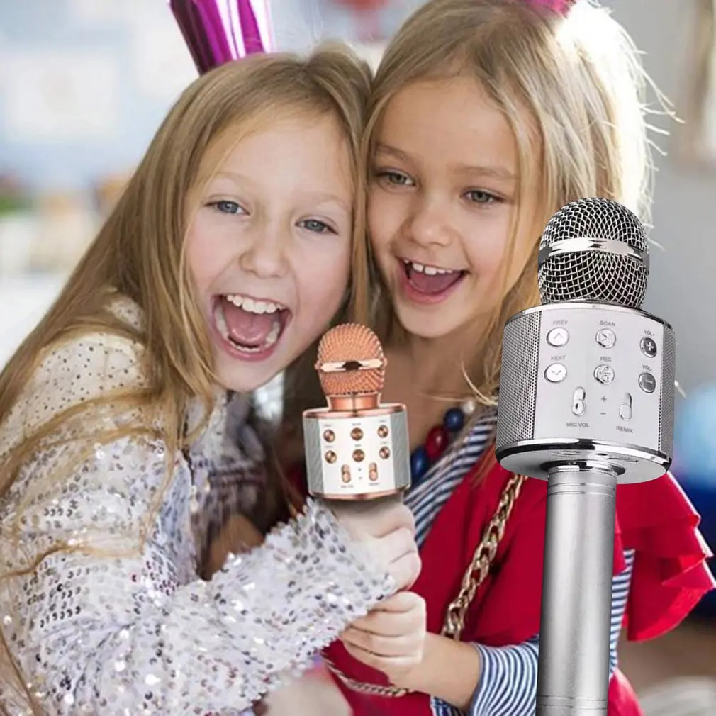 Портативный Национальный караоке микрофон мобильный телефон беспроводной