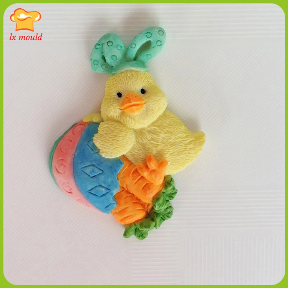 Cute Baby Chicken Shape Chocolate Silicone Mold Fondant Sugar Cake Decoration Mould Duck | Дом и сад