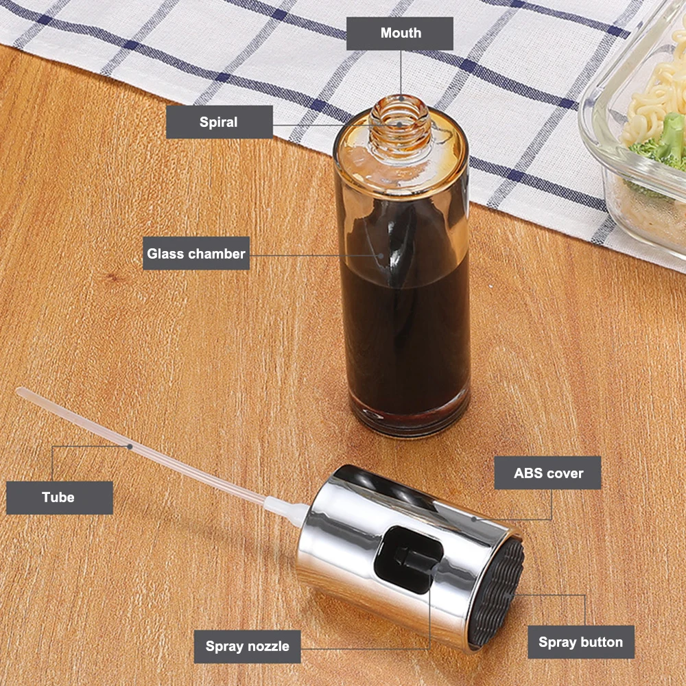 Распылитель оливкового масла для барбекю распылитель уксуса бутылка с