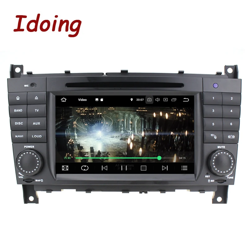 Idoing 7 &quot8 ядерный 2Din Andriod9.0 автомобильный Радио gps DVD мультимедийный плеер для Mercedes