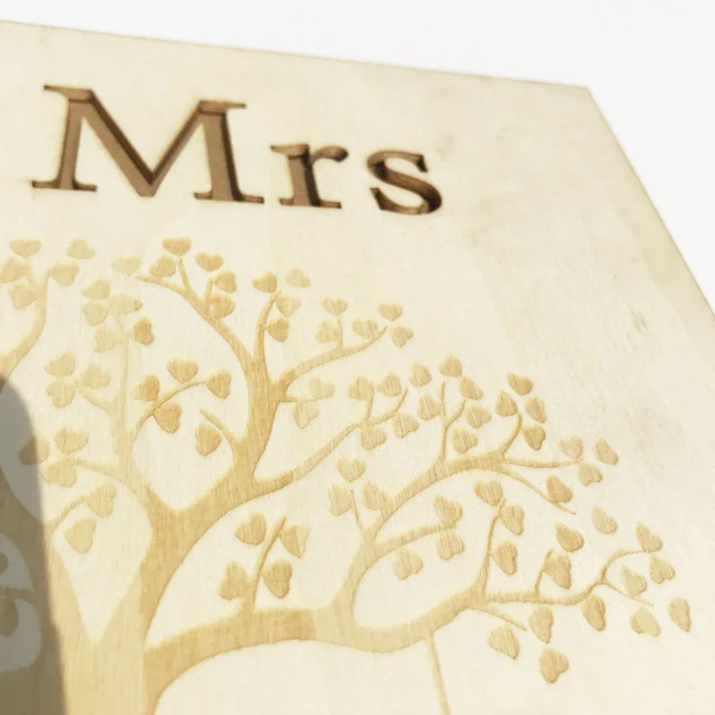 Деревянная Свадебная книга для гостей Mr & Mrs персональные Свадебные вывески книги