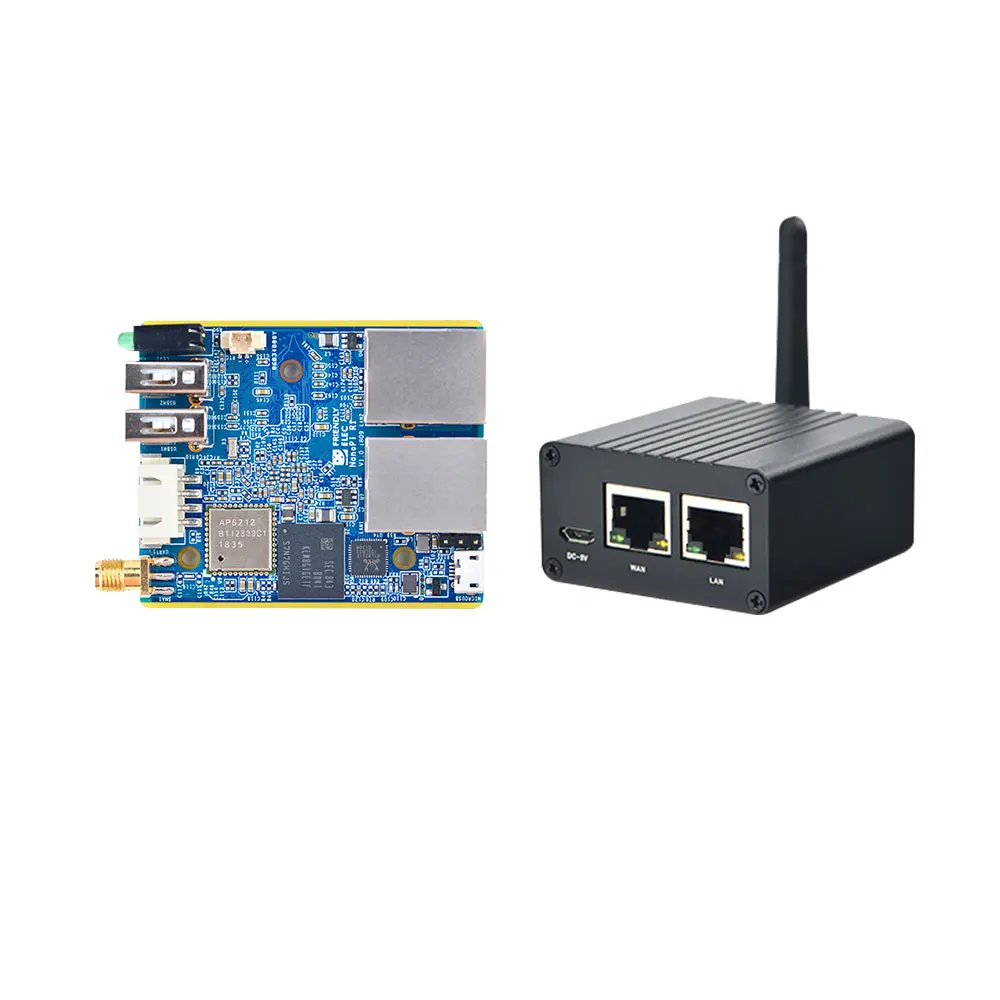 NanoPi R1 Allwinner H3 Gbps Ethernet бортовой Wifi Bluetooth OpenWRT