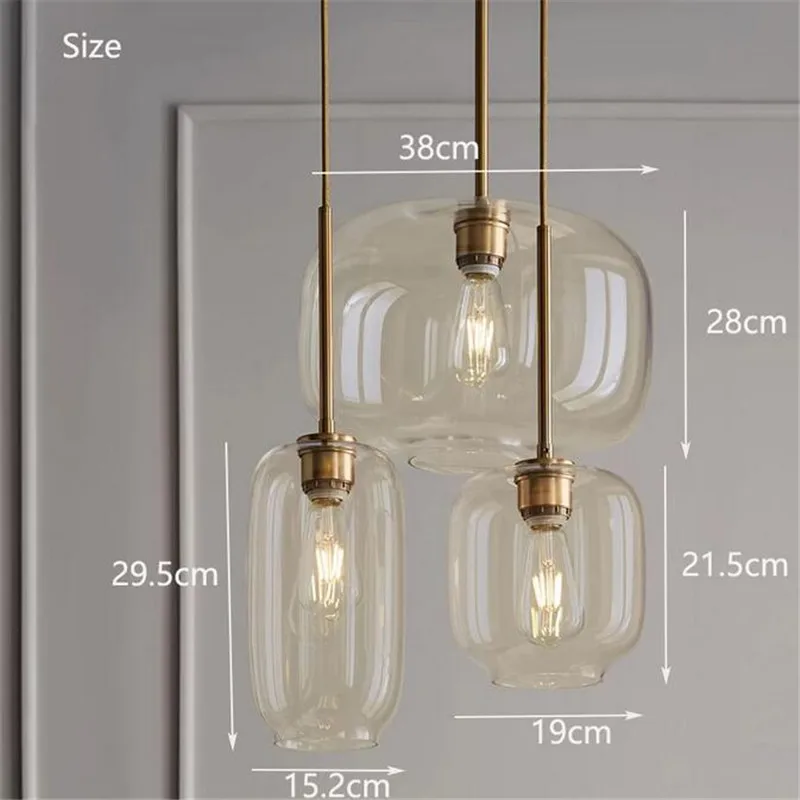 

Modern Glass Ball Pendant Light Fixture Kitchen Dining Room Bedside Hanging Lamp Luminaire Home Decor Lighting Indoor Restaurant