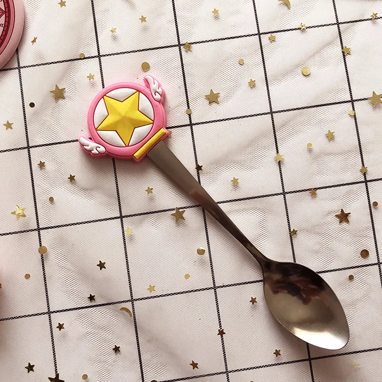 1 шт. Card Captor Sakura розовый Луна Аниме фигурки напечатанный рисунок детская одежда с