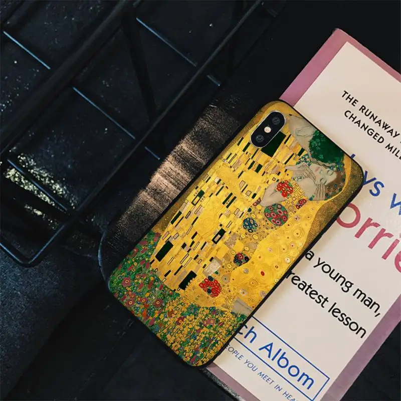 YNDFCNB Gustav Klimt Phone Case for iphone 13 11 12 pro XS MAX 8 7 6 6S Plus X 5S SE 2020 XR cover