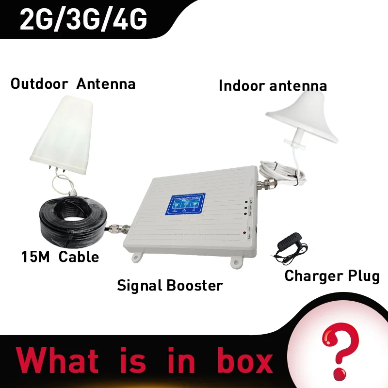 850/1800/2100mhz Mobile Amplifier tri band repeater CDMA 4G DCS WCDMA 2G 3G LTE cellular Signal Booster | Мобильные телефоны и