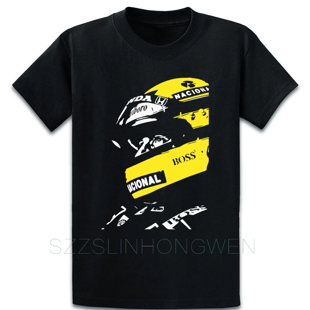 Ayrton Senna футболка с изображением шлема надписью весна подарок Забавный