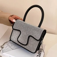 luxury brand diamond tote bag fashion new high quality pu leather womens designer handbag chain shoulder messenger bag