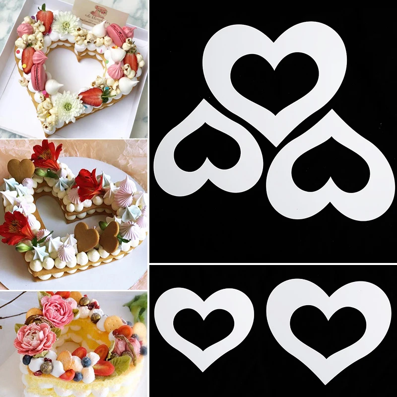 

4/8/6/12/14/10 Diamond Love Cake Mould Heart Shape Fondant Mousse Chocolate Baking Mold Mold Modelling Decor