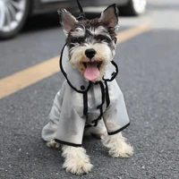 dog cloths dog raincoat waterproof jumpsuit rain coat sunscreen dog outdoor clothes jacket for small dog pet supplies