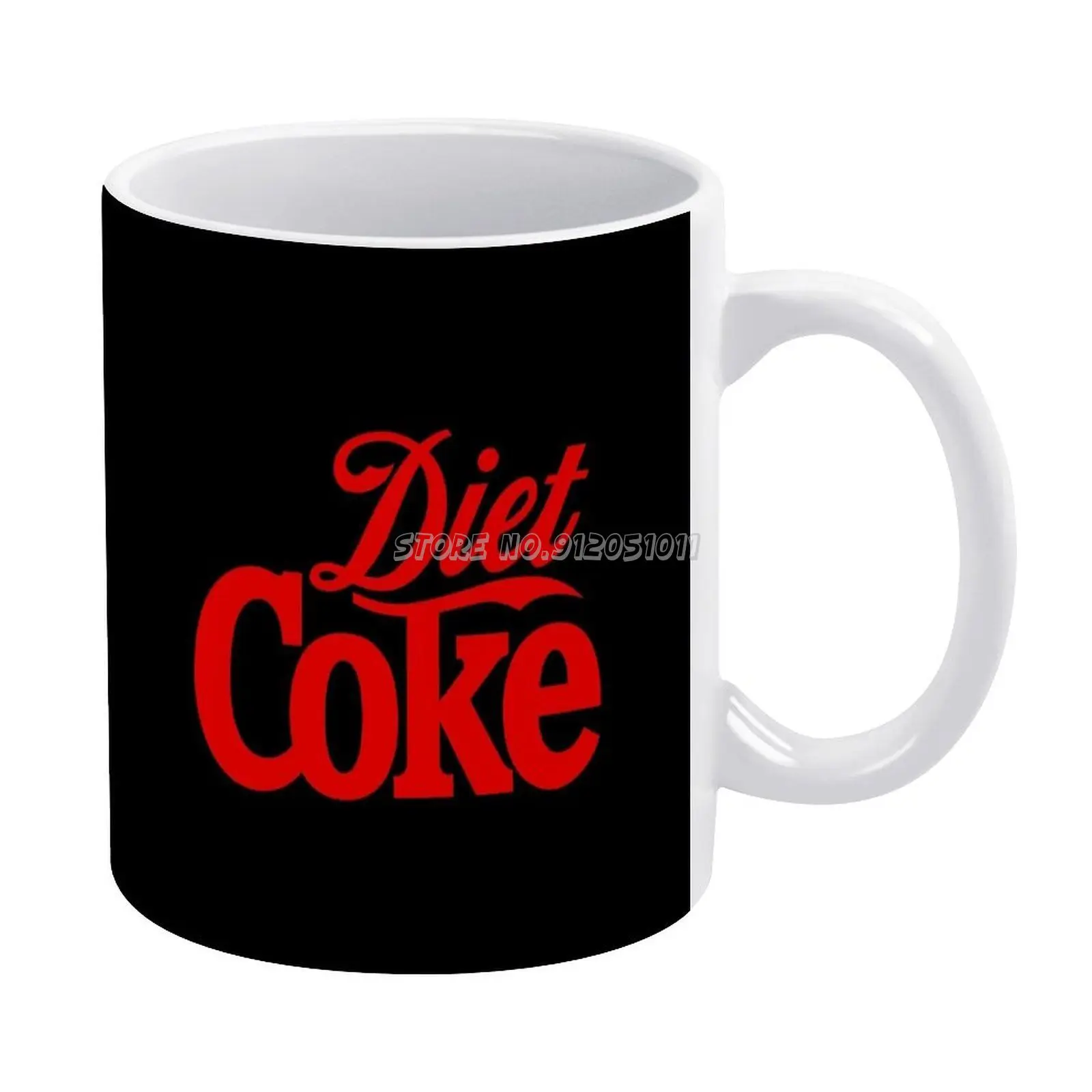 Круглая белая кружка керамическая чайная чашка подарок на день рождения