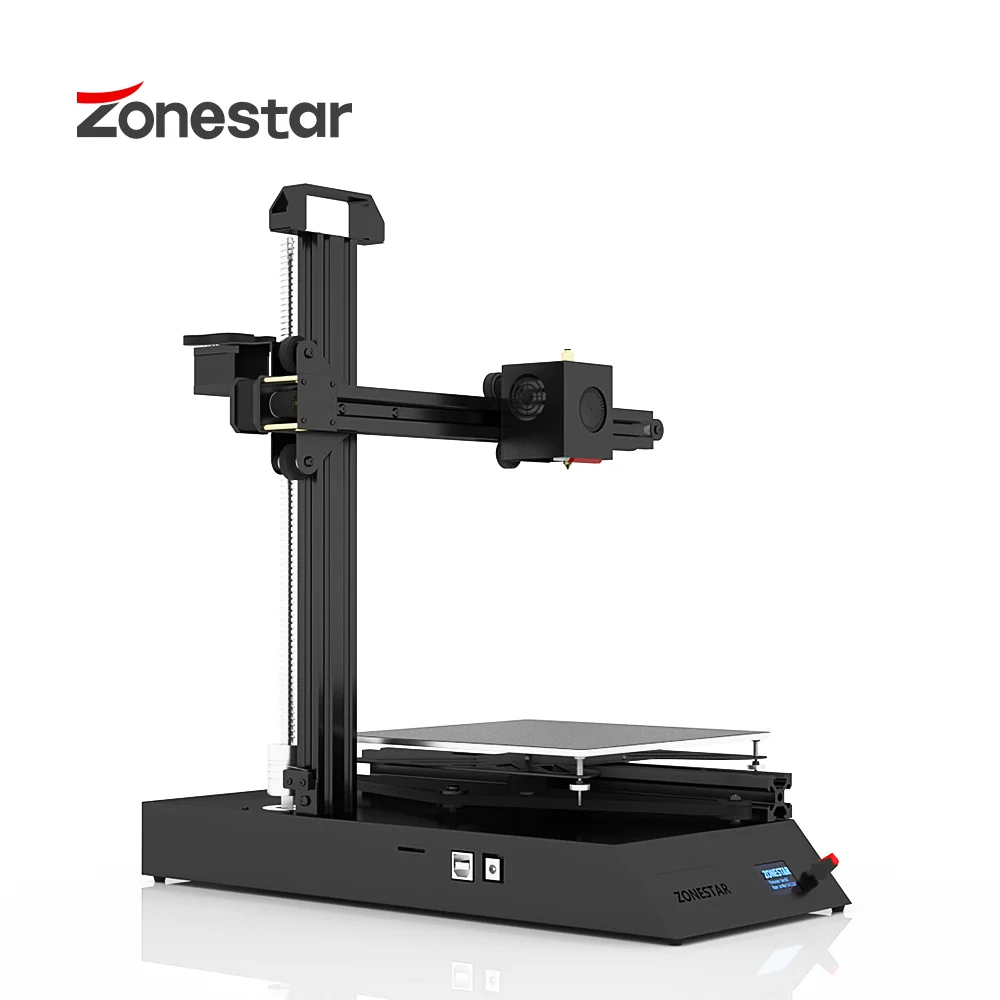 Billig ZONESTAR Tragbare Hohe Präzision Auflösung Einfach Installieren Ultra Silent Student Bildung Erste Entry Level Hallo Welt 3D Drucker