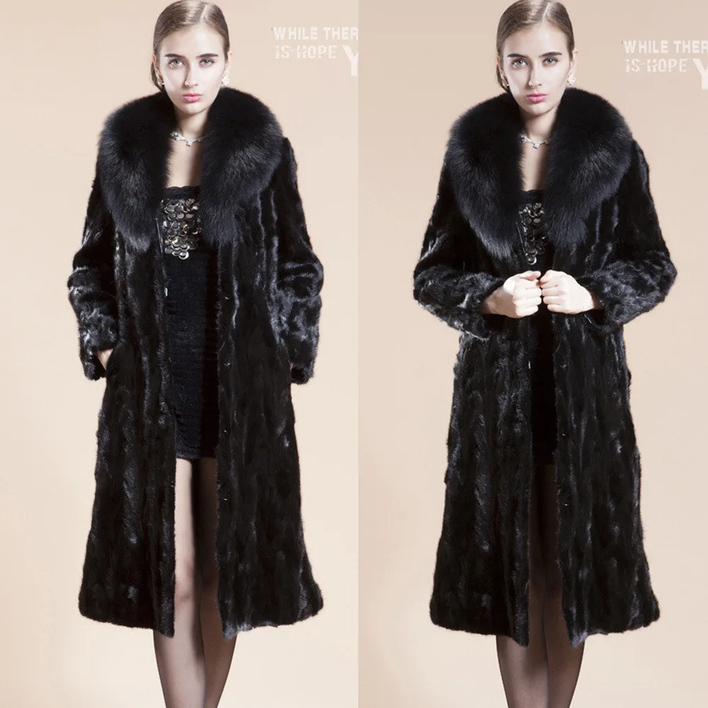 Imitation Fur Coat Coat Mink Fur Coat Women Mink Fur Fur Coat Mink Fur Collar