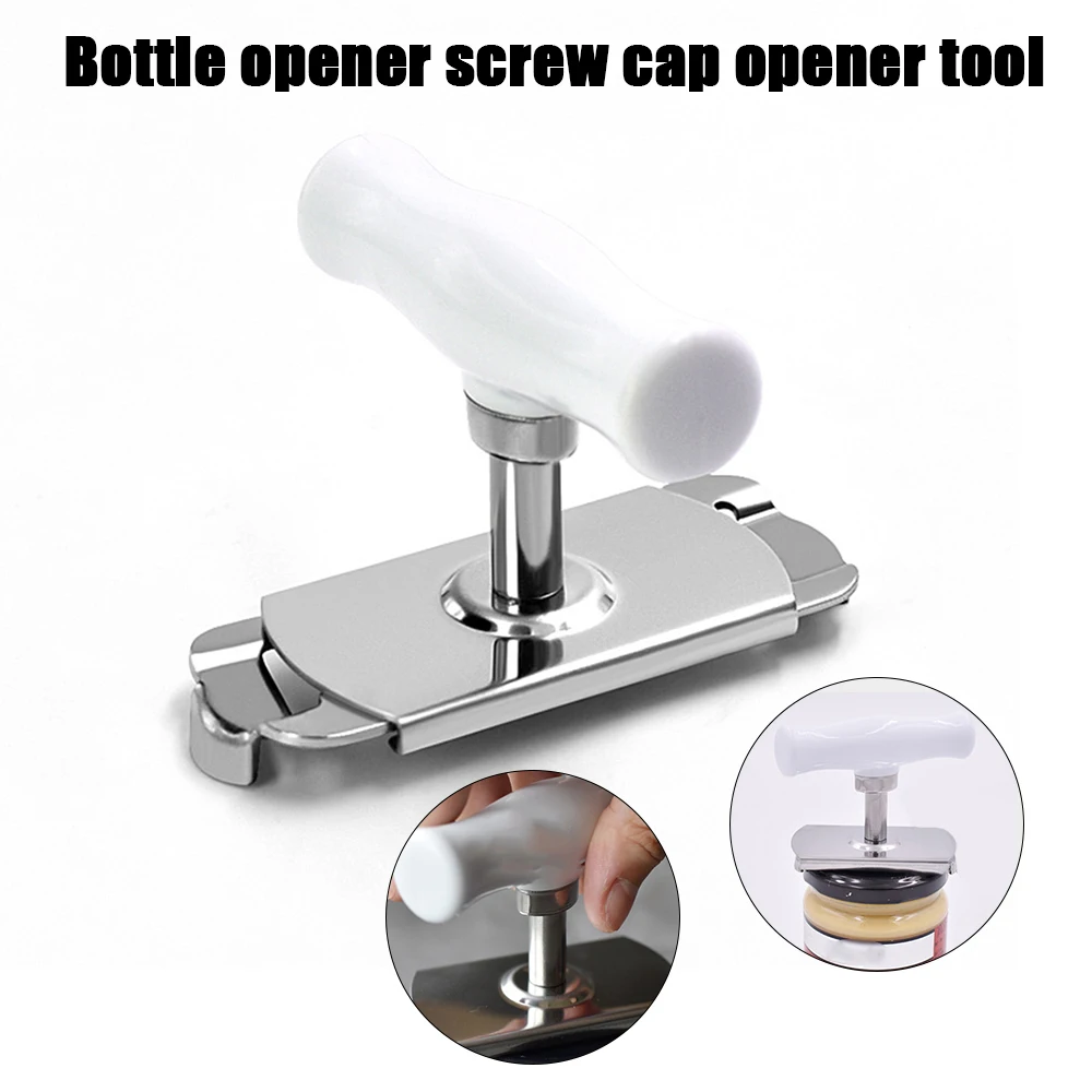 Регулируемый консервный нож из нержавеющей стали ручной Открыватель крышки