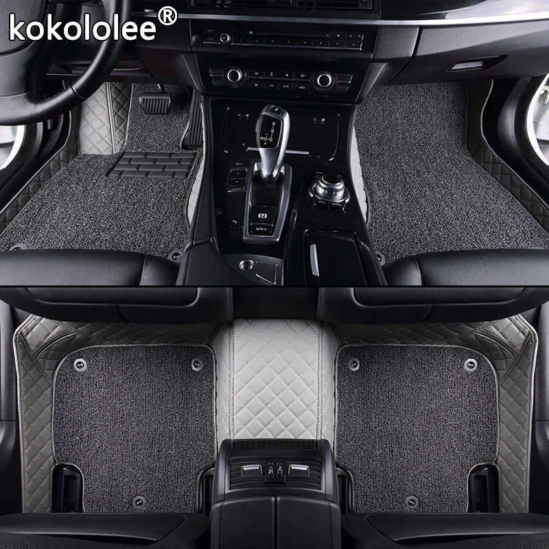 Пользовательские автомобильные коврики для hyundai santa fe getz tucson ix25 ix35 creta elantra kona i30 кожа все модели автомобильные коврики аксессуары