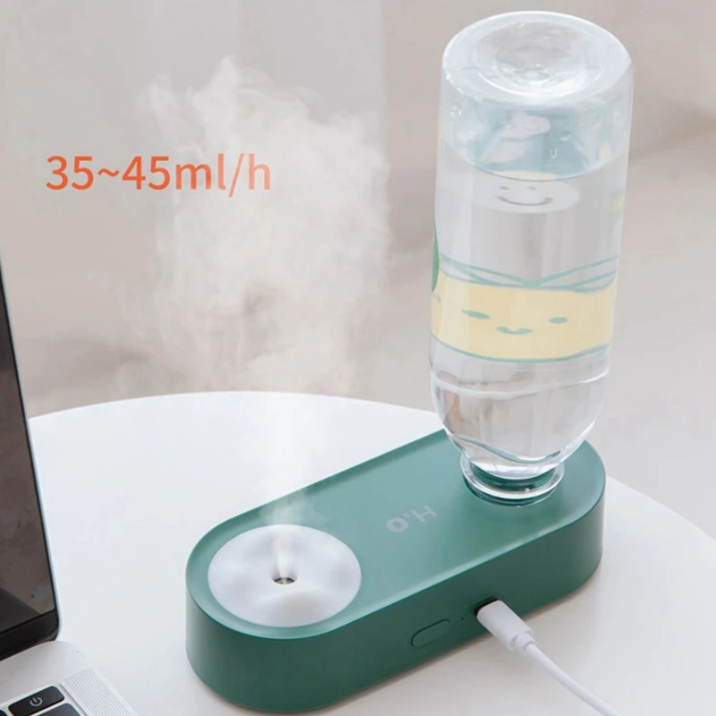 

USB Water Bottle Ultrasonic Humidifier Diffuser Fogger Air Mini Electric Aromatherapy Mist Maker Chargeable Humidifiers