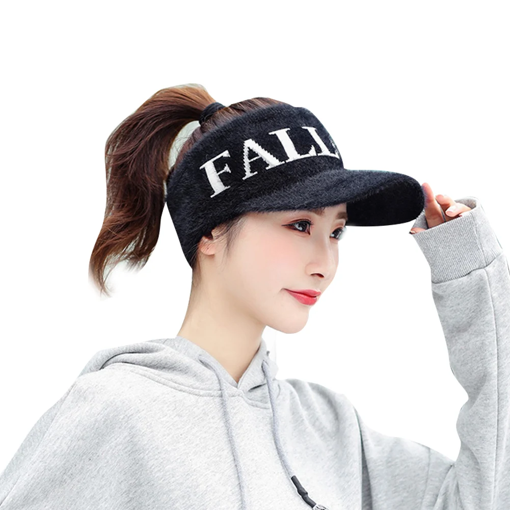 Плюшевый козырек кепка осень зима уличная теплая шляпа от солнца без ворса для