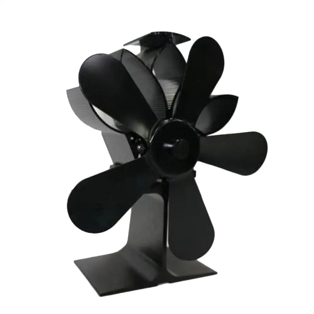 5 лезвий настенный вентилятор для печи работающий от тепловой энергии древесных