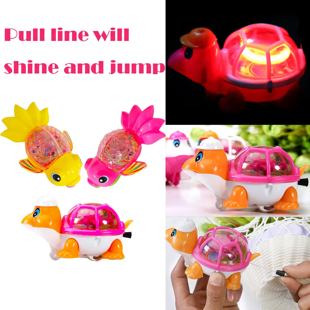 HIINST Pull Line Will Shine Clockwork Toy Baby Model Filed подарок для детей wind up toy sorpresas de cumpleanos infantiles |