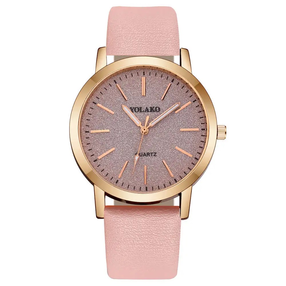 Женские романтичные наручные часы с изображением звёздного неба кожаным