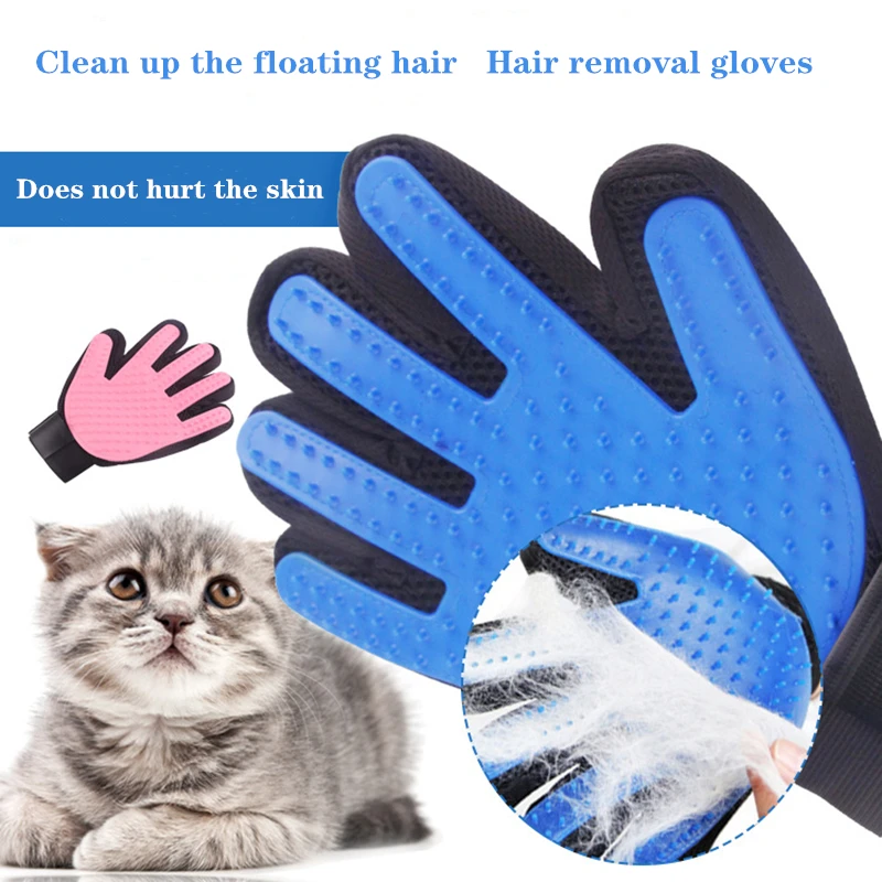 

Pet bath gloves pet cat gloves, rubber massage pet bath brush pet supplies dog hair removal gloves，Q136