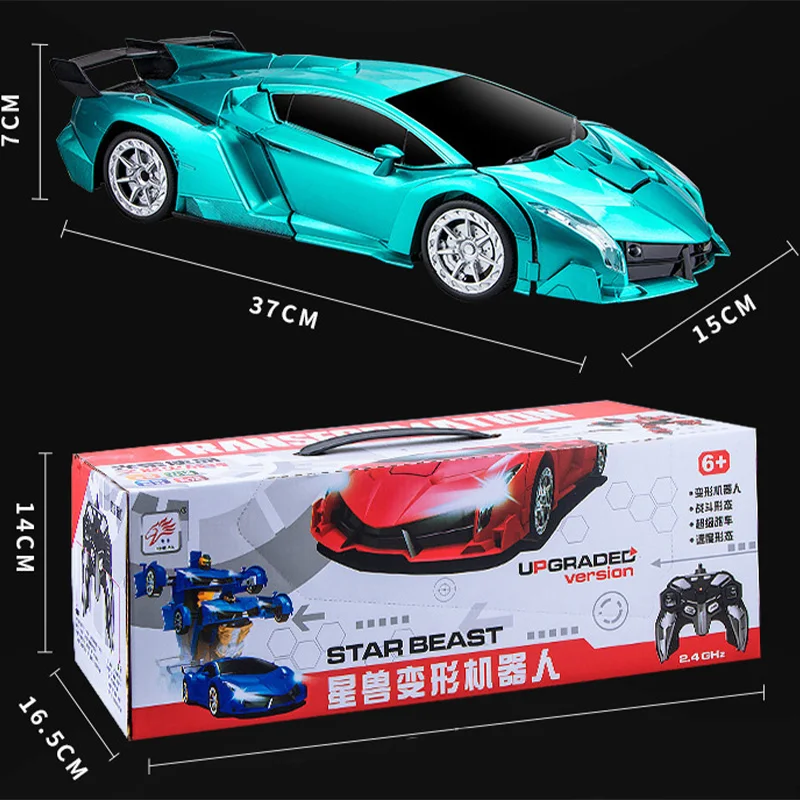 

2.4g Transformation Rc Car Toys Charging Electric Deformation Robots Sports Vehicle Models Cool Toys Gifts For kids and adults