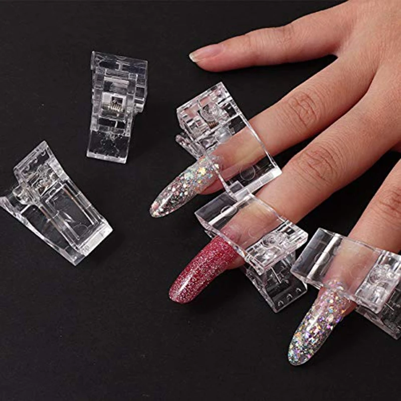 

Быстросъемные Типсы для ногтей, изогнутый формирующий фиксирующий Зажим для набора для наращивания ногтей