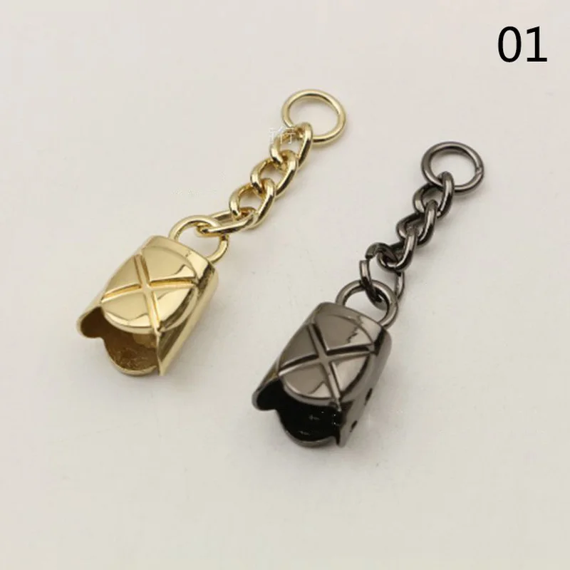 10/20 штук металлическая подвесная сумка с пряжкой модные ручка застежка кисточка