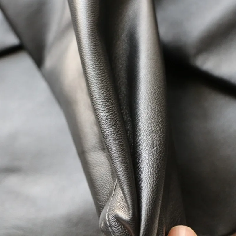 

Design Men Italy Work Blazer Elegant Genuine Leather Formal Slim Soft Sheepskin Jackets High Quality Fashion Real Leather Coats