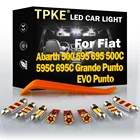 Автомобильная светодиодная лампа TPKE Canbus для салона Fiat Abarth 500 595 695 500C 595C 695C Grande Punto EVO Punto