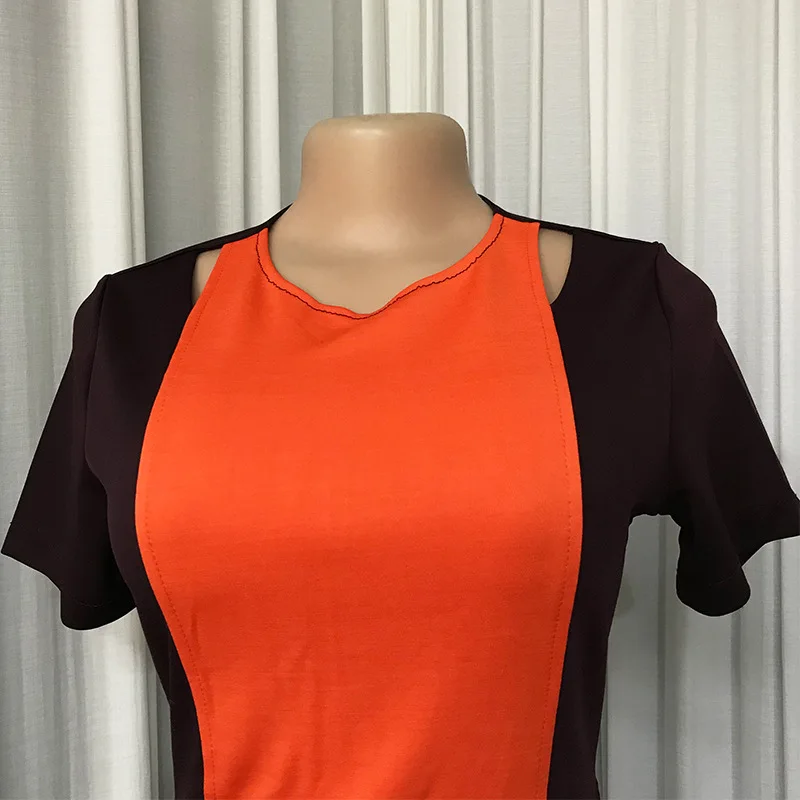 Летние африканские платья для женщин коричневые красные Дашики юбка с принтом в