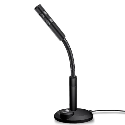 Microphone Vocal Record Singing Studio PC USB 3.5mm for Computer Vol Adjust Switch Rotatable Flexible Professional Mic