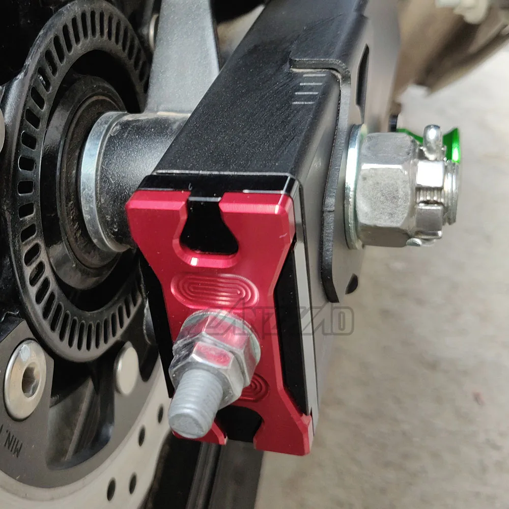 Алюминиевая задняя крышка цепи мотоцикла с ЧПУ блокировщик регулировки