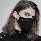 Мужская повседневная маска PUNKRAVE в стиле панк, модная повседневная хлопковая Регулируемая Маска для рта