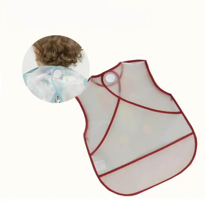 

Baby Boys Bibs Cute Cartoon Pattern Toddler Baby EVA Waterproof Saliva Towel Cotton Infant Burp Cloths Feeding Accessories 0-3T