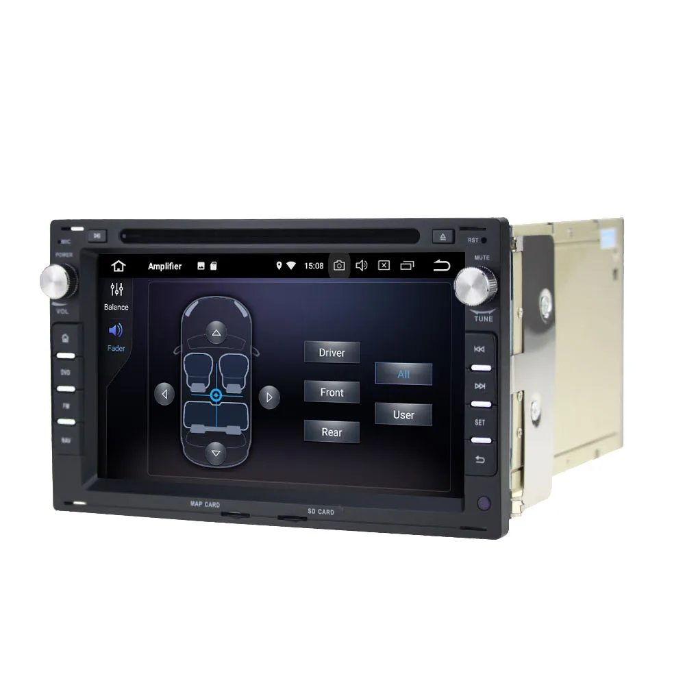 2 DIN Автомобильный мультимедийный плеер Android 9 0 6 ядер 4 Гб ОЗУ 64 ПЗУ стерео видео MP5