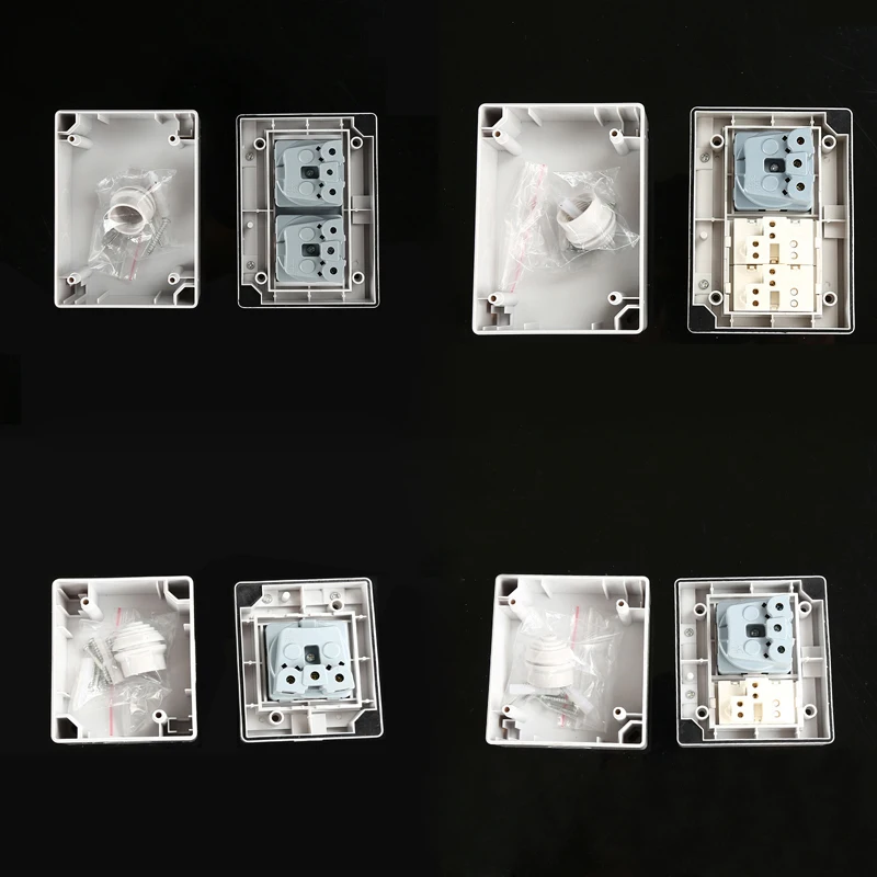 

Avoir IP55 Waterproof Dust-proof Outdoor Wall Power Socket Waterproof Switch Outlet Weatherproof Socket Universal Socket