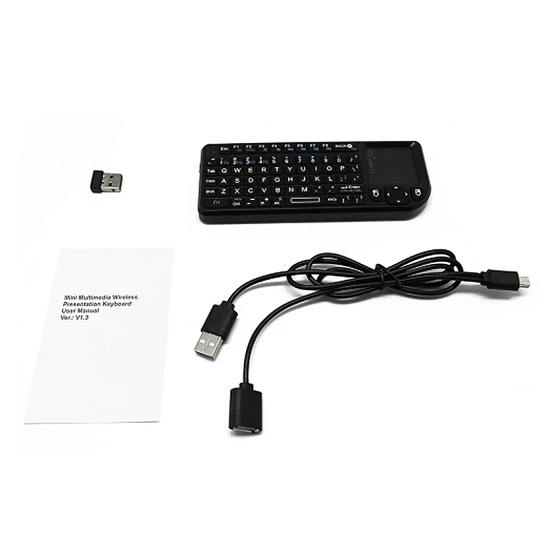 Беспроводная клавиатура Rii Mini X1 мышь для сенсорного экрана ноутбука Smart TV HTPC Android |