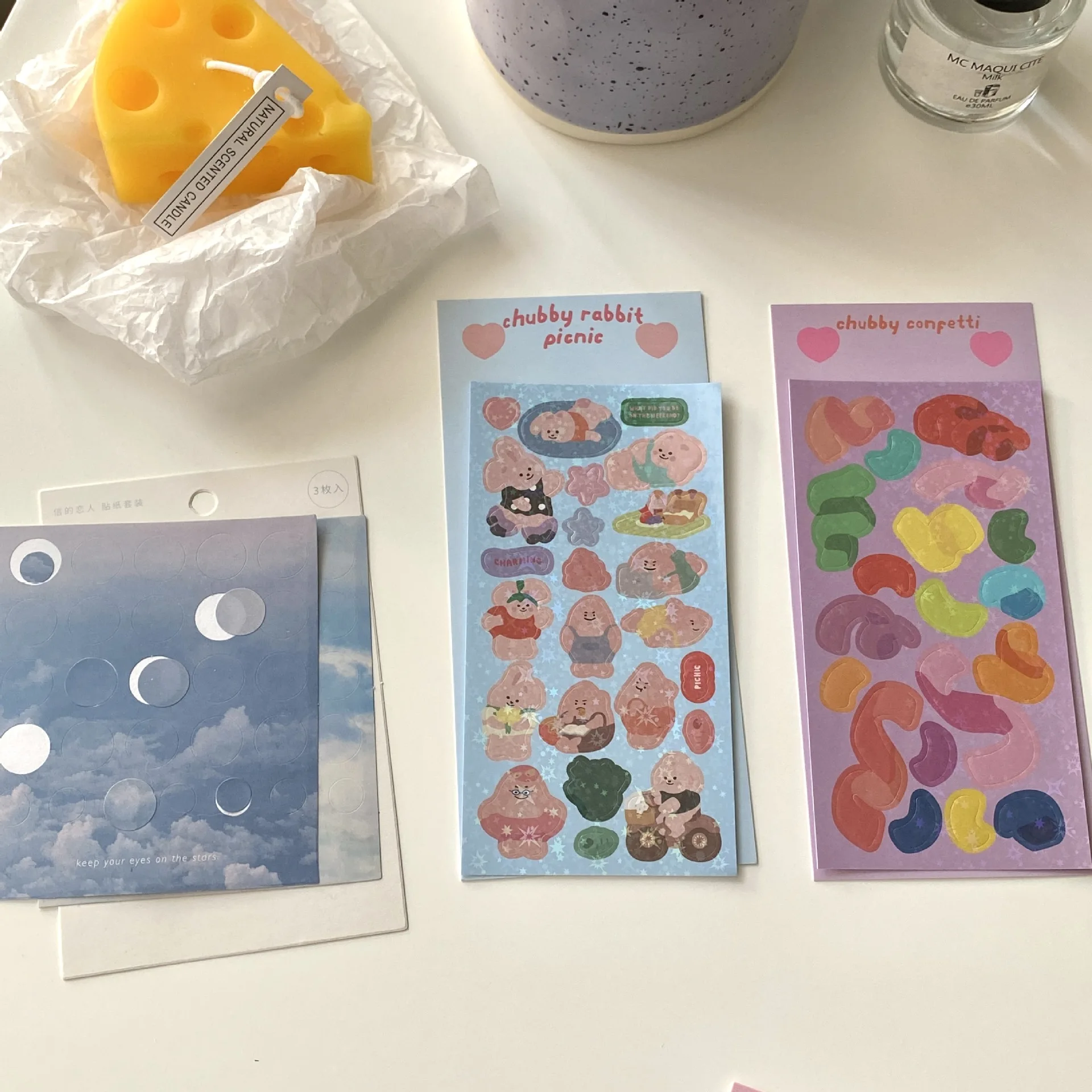 Ins кавайный проект &quotМедвежонок Лазерная голографическая Стикеры для