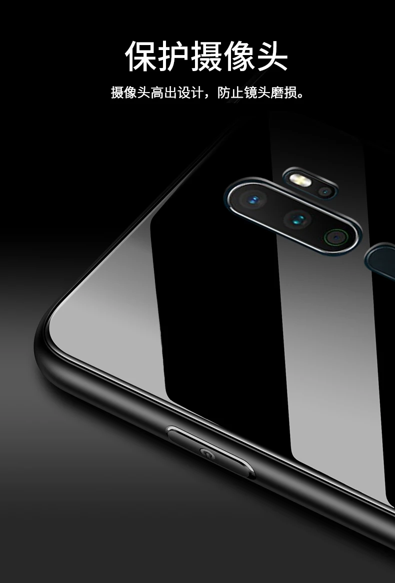 Для oppo A9 чехол Роскошный Жесткий закаленное стекло с подставкой Кольцо Магнит защитный чехол на заднюю панель для oppo a5 A11X оболочка