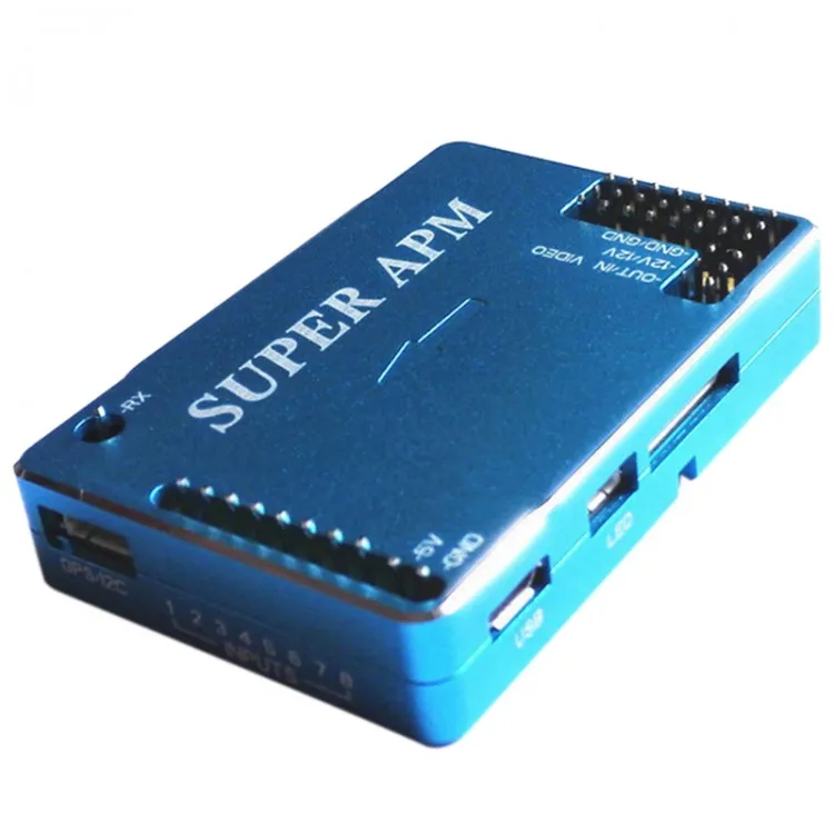Полетный контроллер Super APM с алюминиевым чехлом Встроенный OSD 433 МГц 3DR Tx мощностью