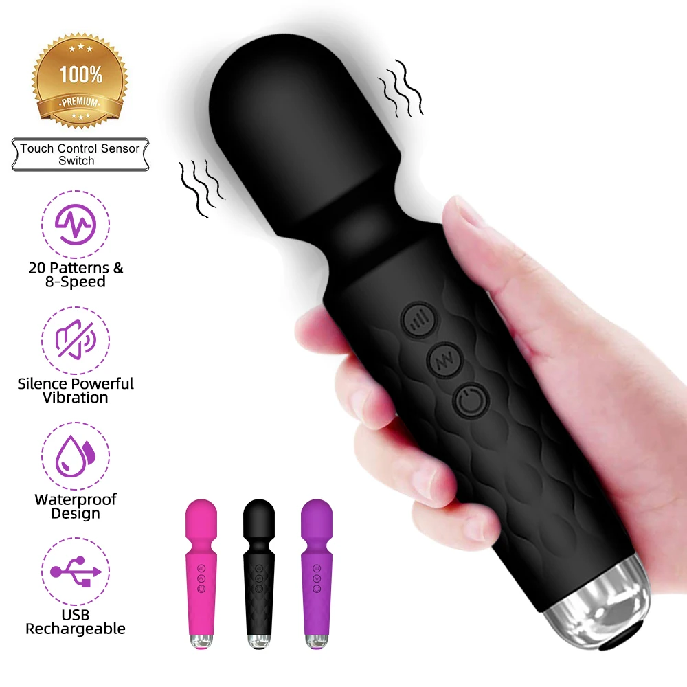 LoveTime USB-массажер для спины вибраторы волшебная палочка Стимулятор клитора