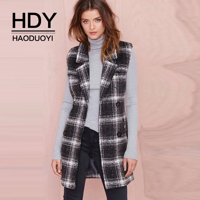 HDY Haoduoyi модные новые осенние ПОСТУПЛЕНИЯ Дамская Повседневная полосатая верхняя