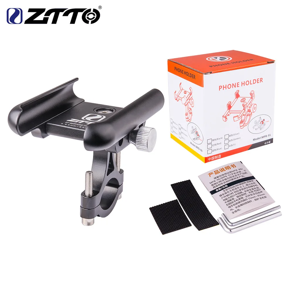 

Bike Mobile Phone Support Aluminum Alloy Bike Cell Phone Holder Navigation Bike Accessories Phone Holder for Bicycle