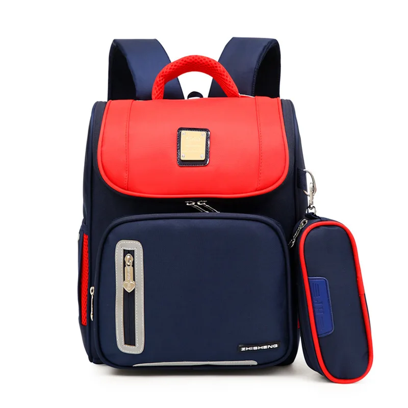 Aristocratic style school bags for boys girls Stylish large-capacity lightweight orthopedic school backpacks Waterproof backpack