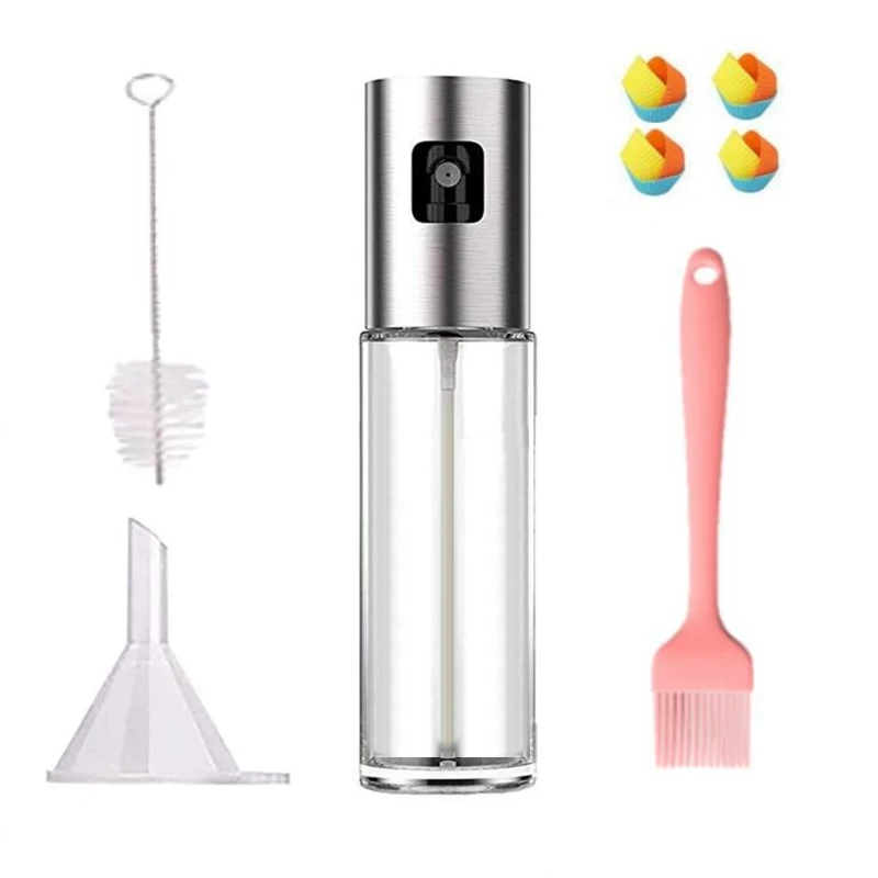 

100Ml Oil Spray for Cooking, Spray Bottle Olive Oil Sparyer Mister for Cooking, BBQ, Salad, Baking, Roasting, Grilling